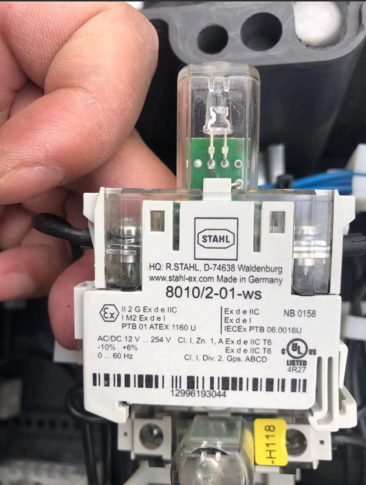 USED STAHL 8010/2-01-WS Explosion-Proof LED Indicator