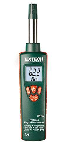 Extech RH490-NIST Thermometer (New)