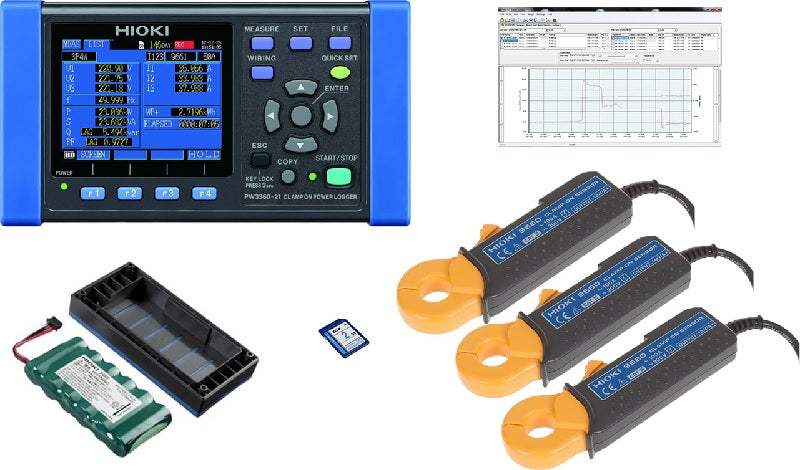 Hioki PW3360-21/100PRO Power Analyzer (New)