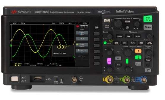 Keysight DSOX1202G 70/100/200 MHz 2-Channel Oscilloscope (Pre-Owned)