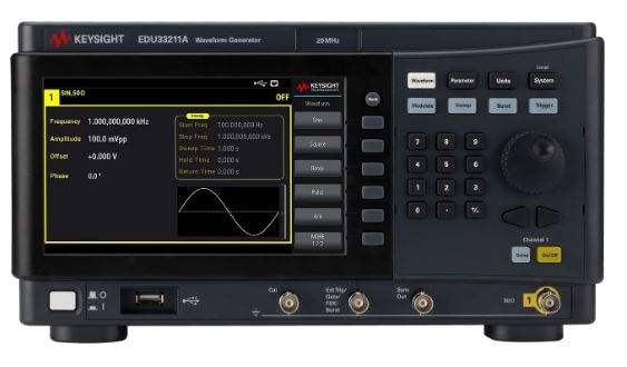 Keysight EDU33211A 20 MHz Arbitrary Waveform Generator (Pre-Owned)