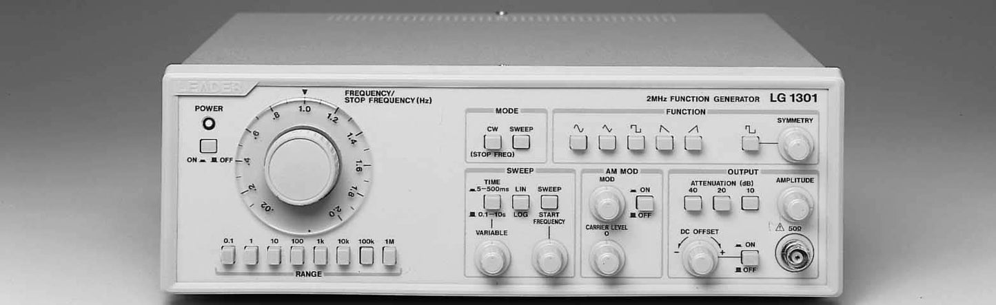 Leader LG1301 Function Generator (Used)