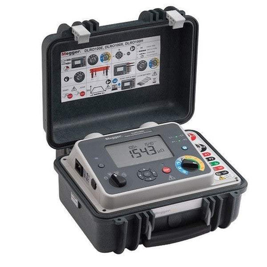 Megger DLRO100X-LG2-P3 Digital Low Resistance Ohmmeter (New)