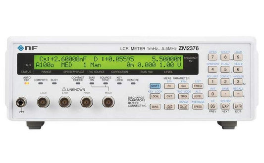 NF ZM2376 5. 5 MHz LCR Meter (Pre-Owned)