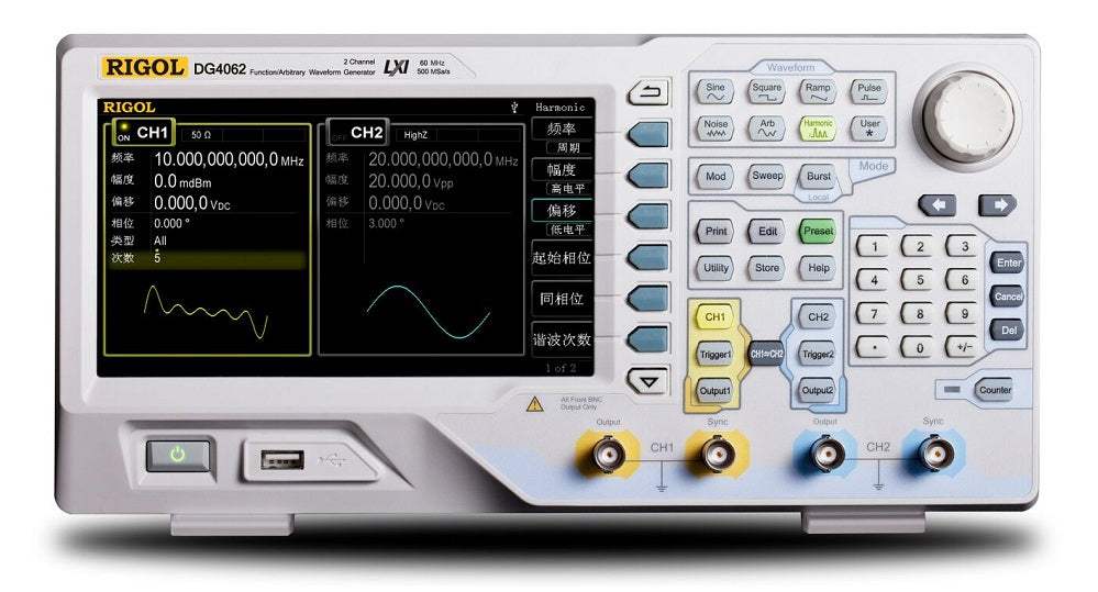 Rigol DG4062 60 MHz Arbitrary Waveform Generator (Pre-Owned)
