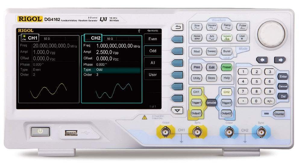 Rigol DG4162 160 MHz Arbitrary Waveform Generator (Pre-Owned)