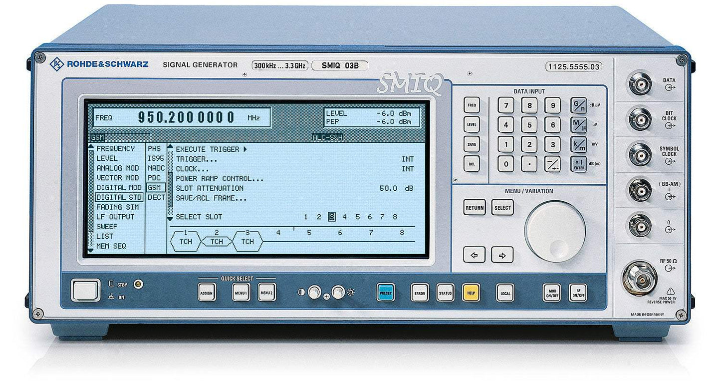 Rohde & Schwarz SMIQ03B RF Signal Generator (Used)