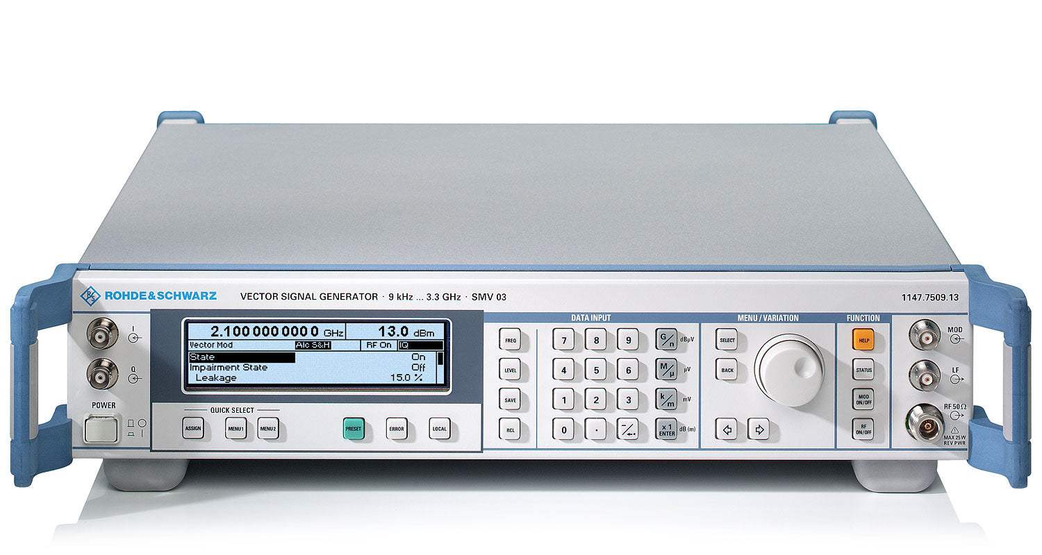 Rohde & Schwarz SMV03 9 3 GHz Signal Generator (Pre-Owned)