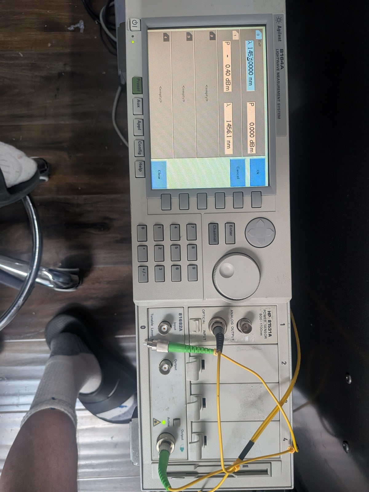 Agilent Keysight 8164A Plus Tunable Laser 81682a