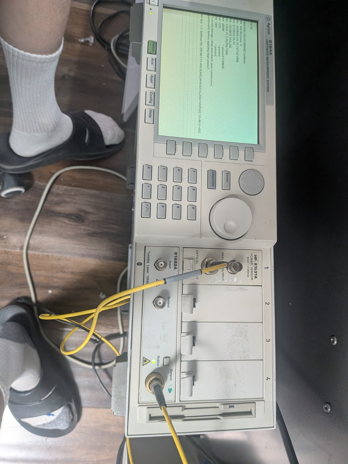 Agilent Keysight 8164A Plus Tunable Laser 81682a