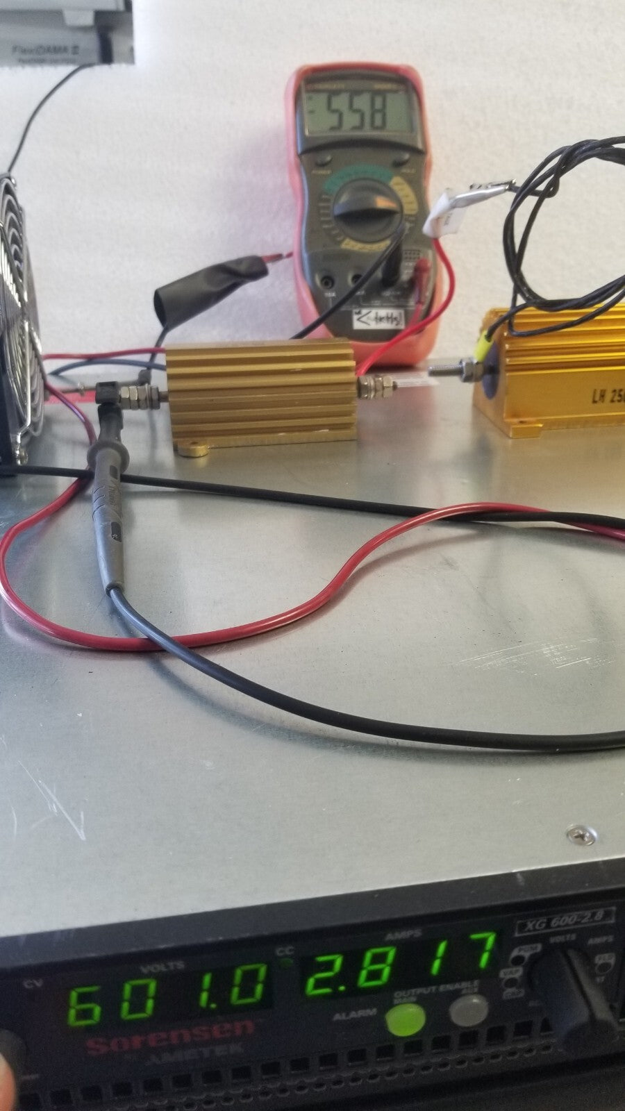 High Voltage Lab Power Supply 600V 2.8A Ametek XG600