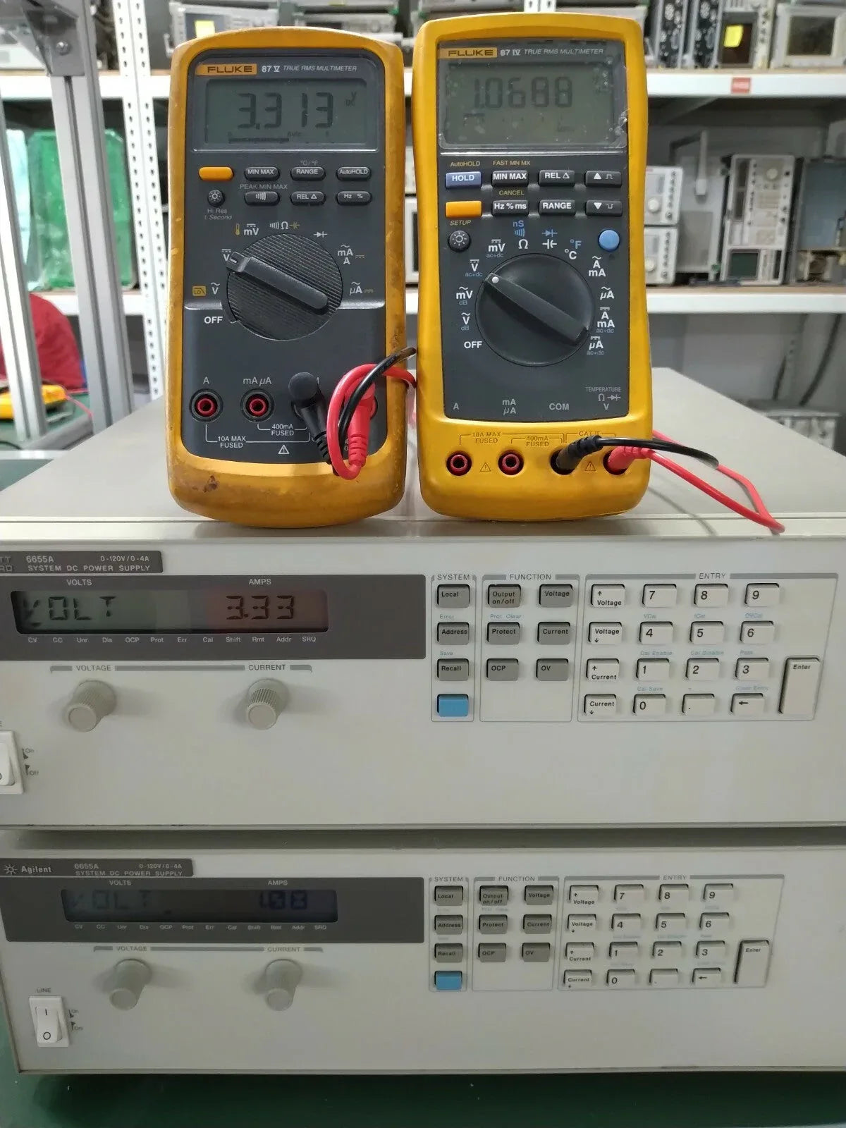 HP Agilent 6655A 120V/4A DC Power Supply