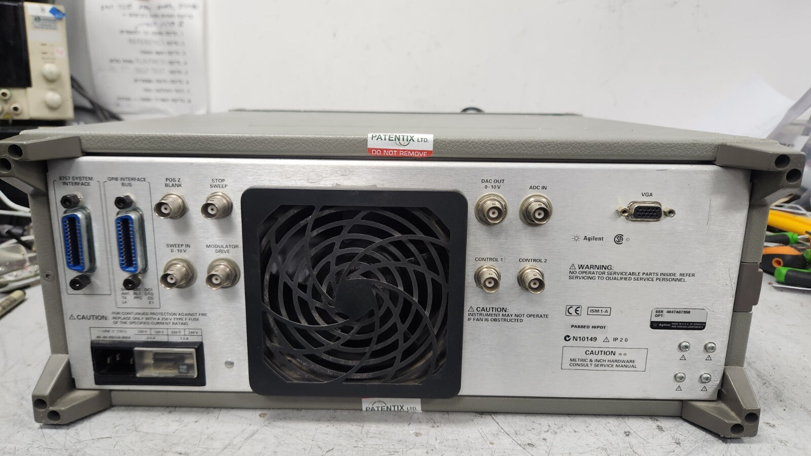 Agilent 8757D Scalar Network Analyzer LCD