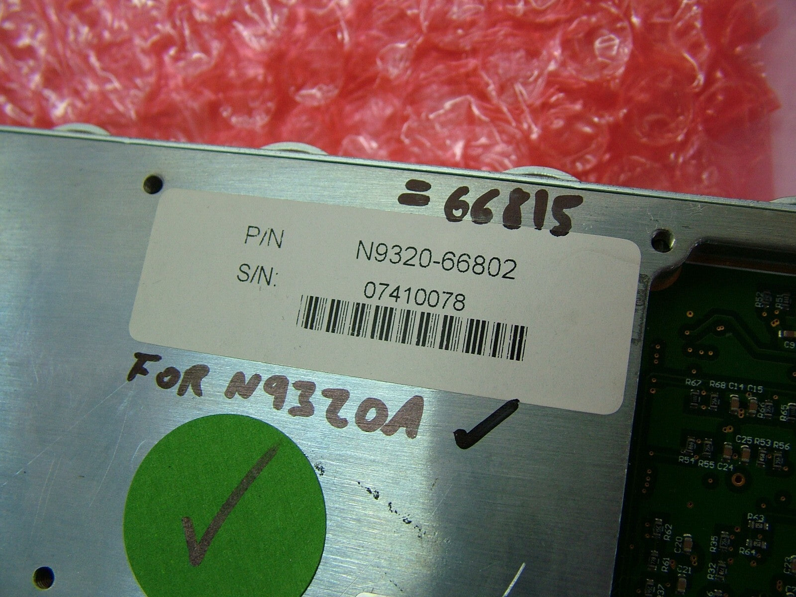 HP Agilent N9320-66815 N9320-66802 IF Module