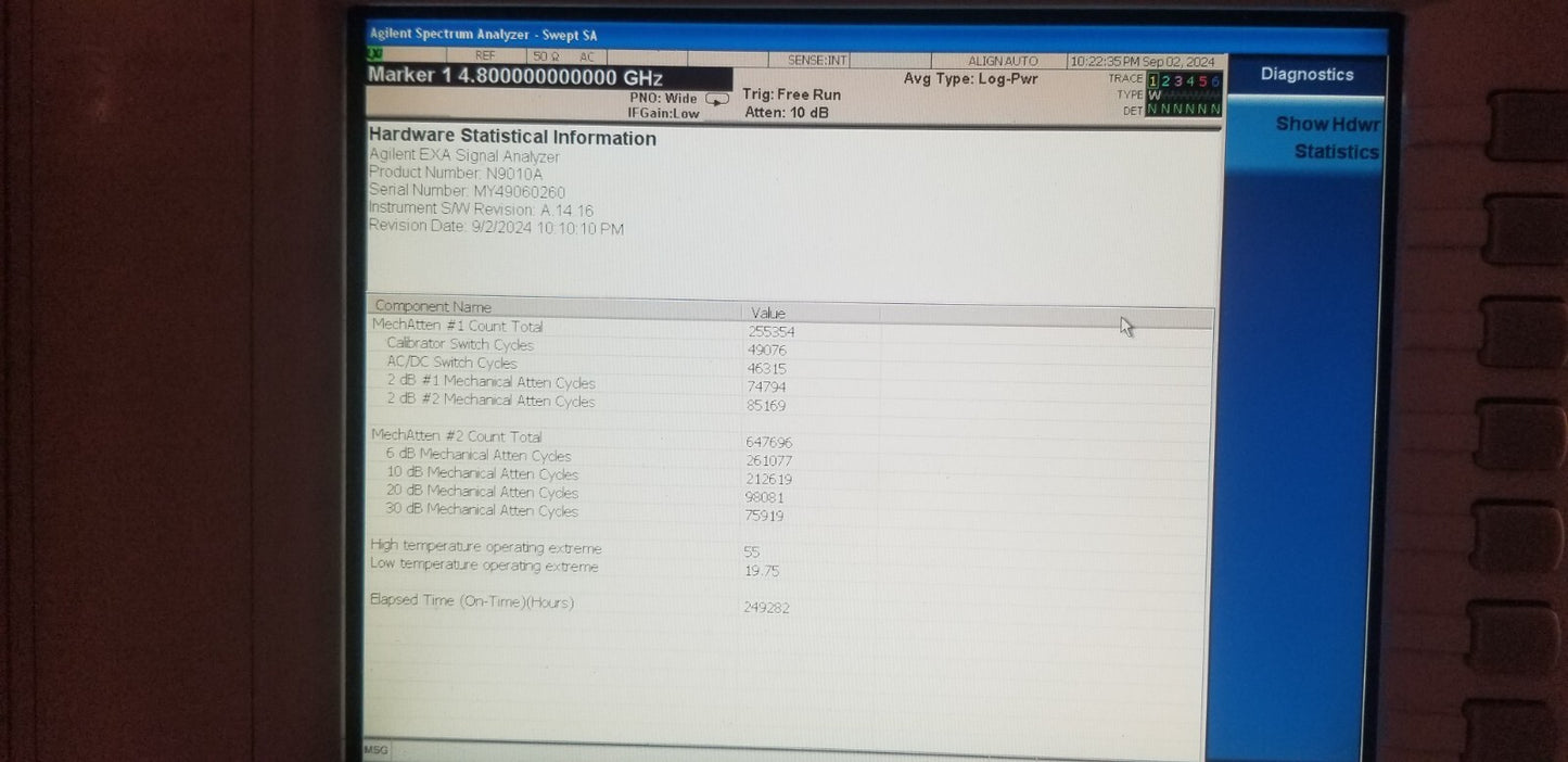 Agilent N9010A 26.5 GHz Signal Analyzer