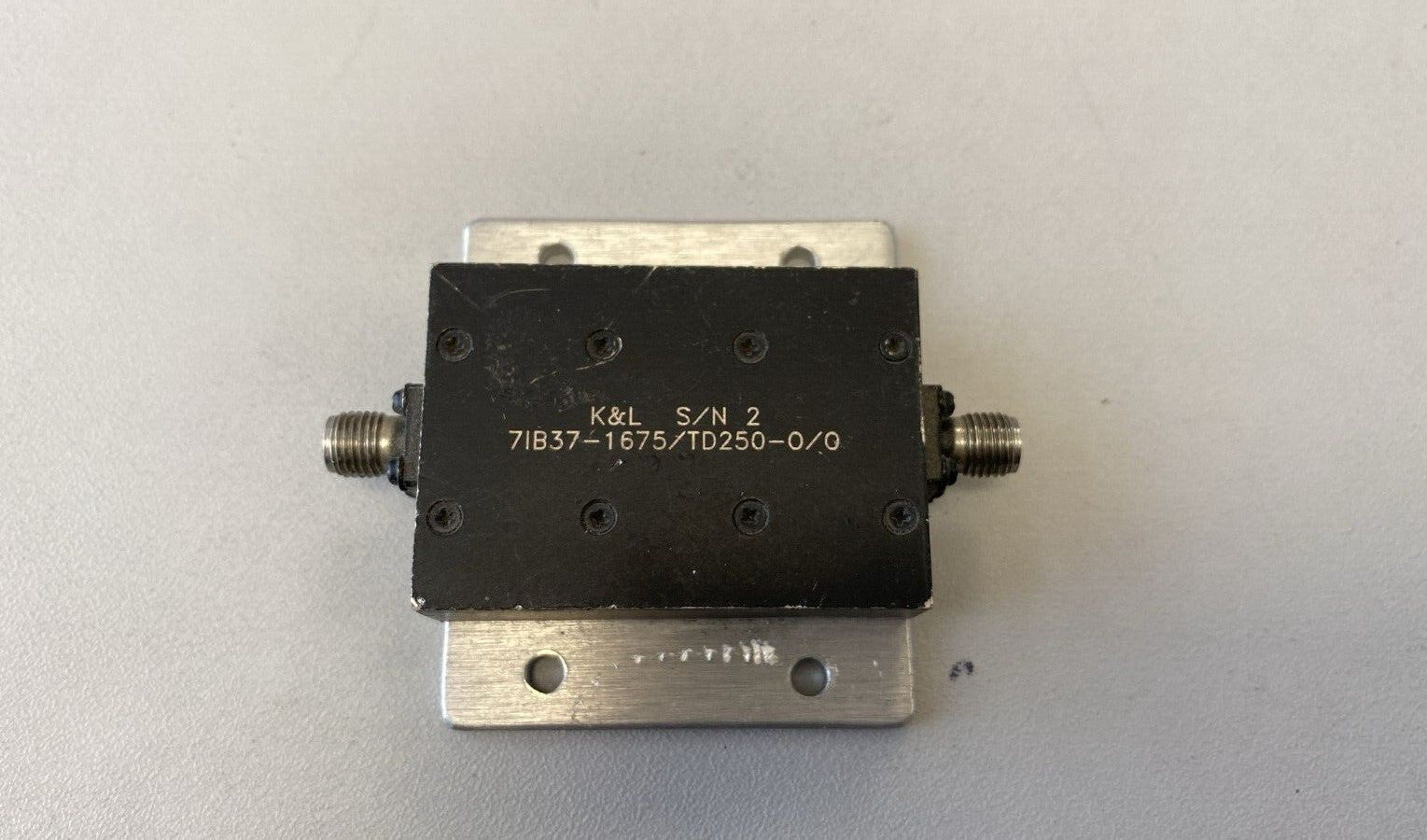 K&L Band Pass Filter CF 1.6GHz BW 260MHz