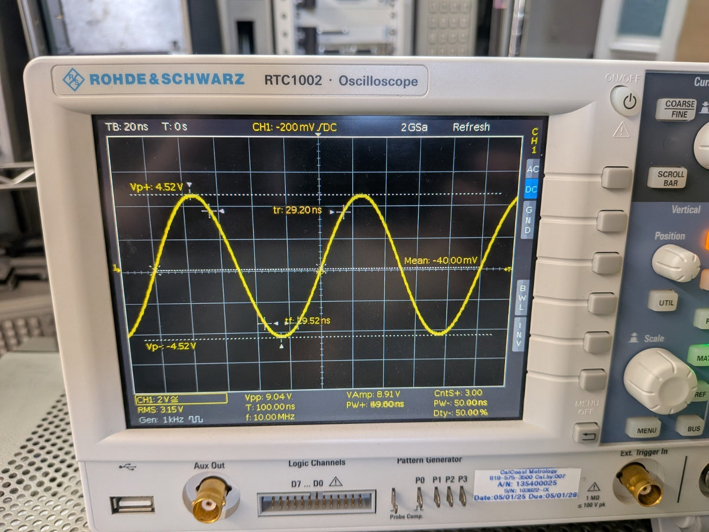 HP Agilent 5071A Cesium Timebase 10 MHz