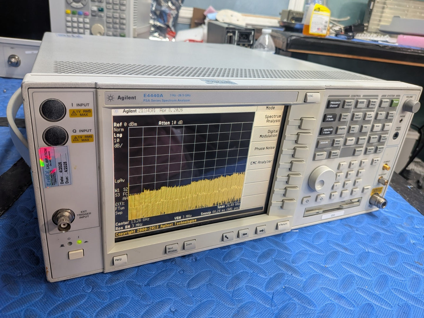 Agilent E4440a 2Hz-26.5 GHz Spectrum Analyzer