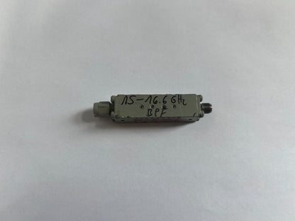 Band Pass Filter 15-16.6 GHz