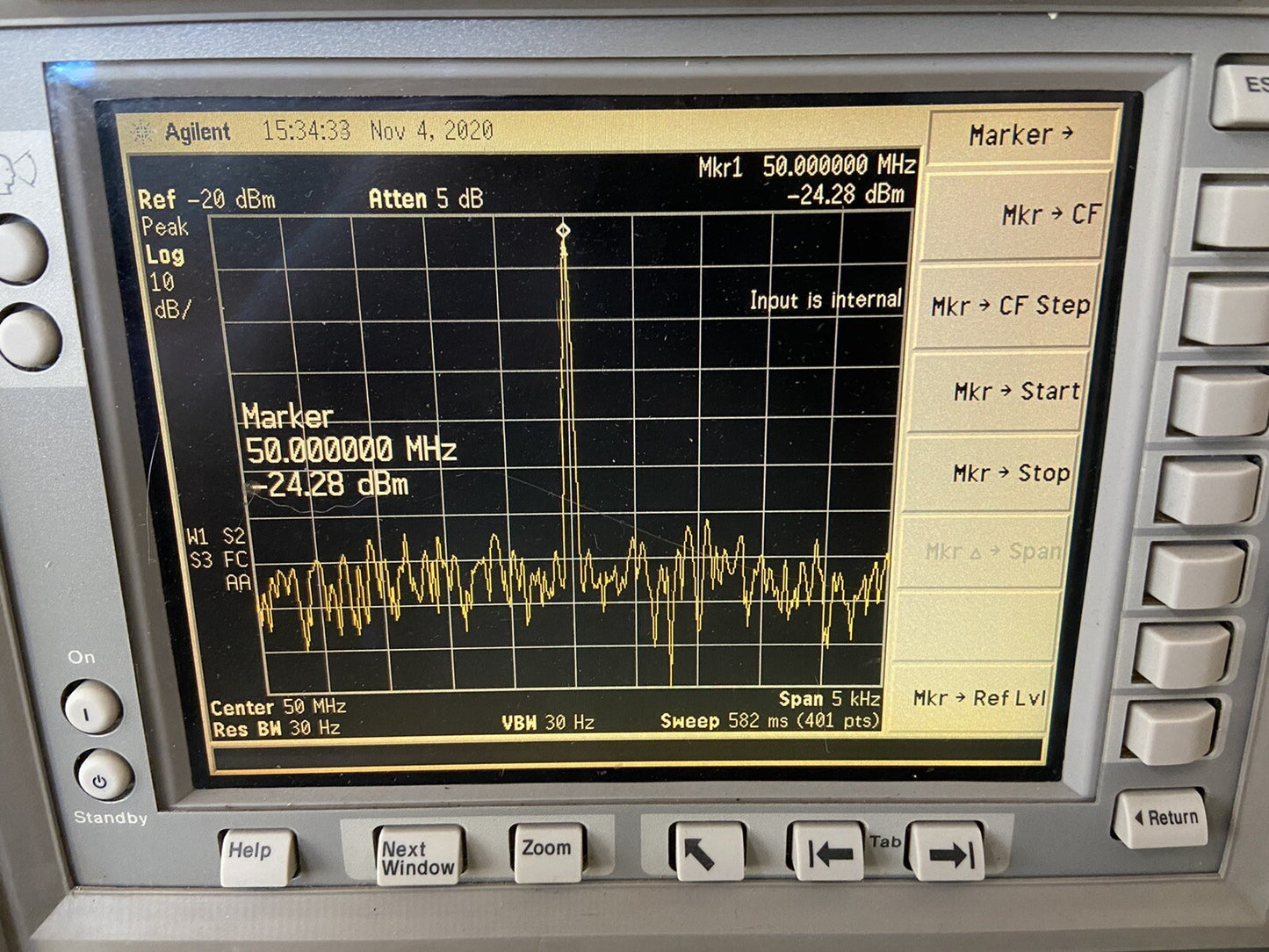 Agilent E4401b Spectrum Analyzer