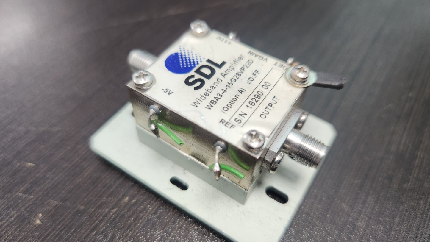 SDL WBA3-4-15G28VP22D Wideband Amplifier 22dB