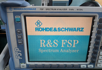 Rohde & Schwarz FSP38 Spectrum Analyzer 40GHz