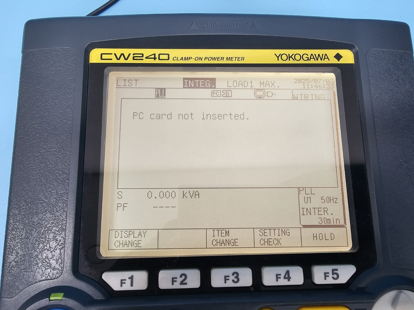 Yokogawa CW240 Style S2 Clamp On Power Meter