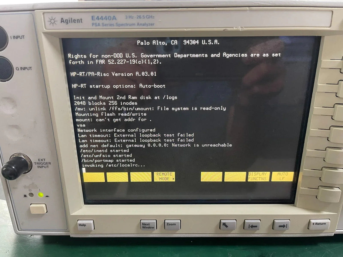 Agilent E4440A PSA 3Hz-26.5GHz Spectrum Analyzer