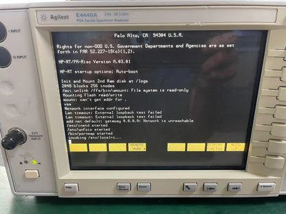Agilent E4440A PSA 3Hz-26.5GHz Spectrum Analyzer