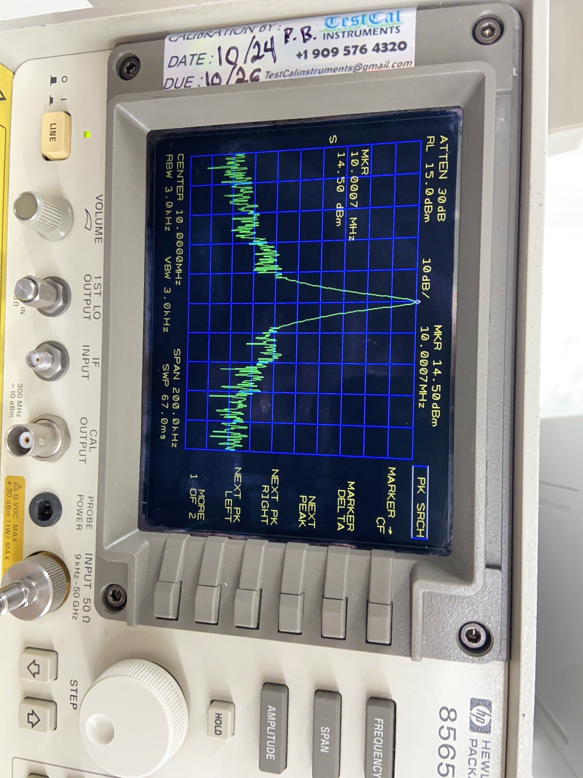 Agilent HP 83650B 10MHz-50GHz Signal Generator Swept CW