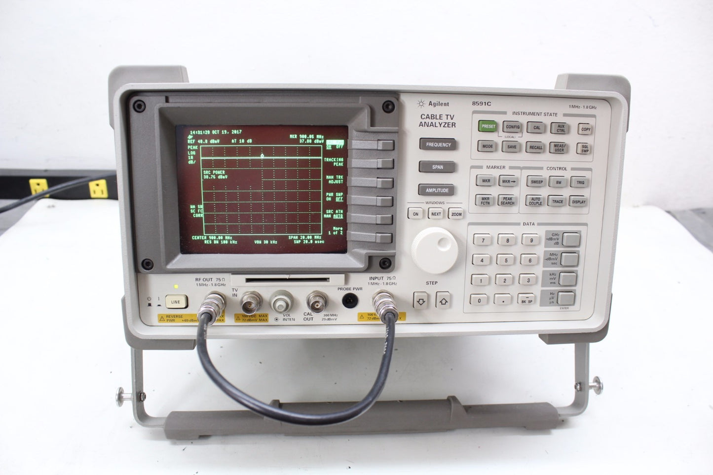 HP Agilent Keysight 8591C Cable TV Analyzer 1.8 GHz