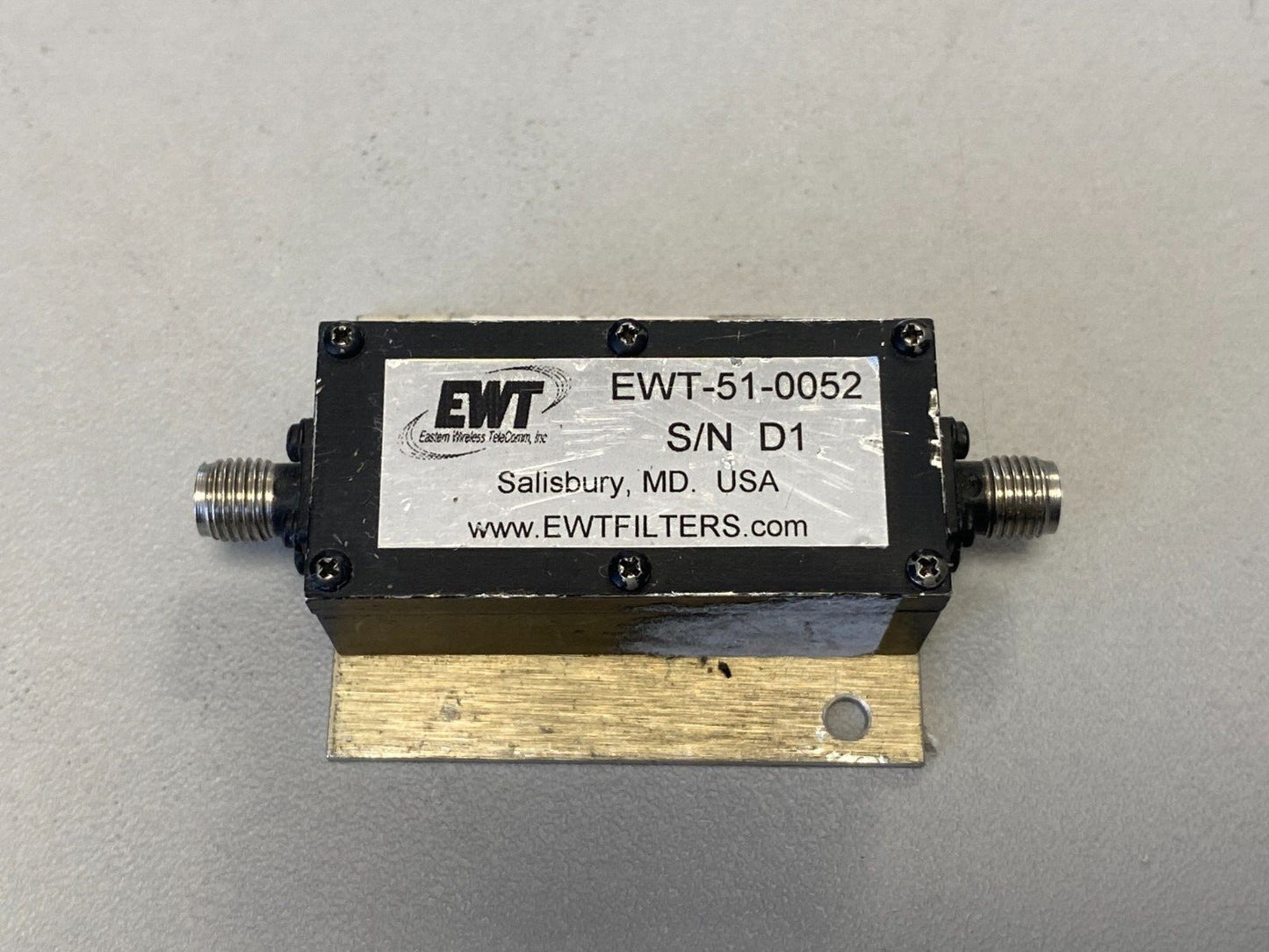 Band Pass Filter 149MHz 8.3MHz EWT-51-0052