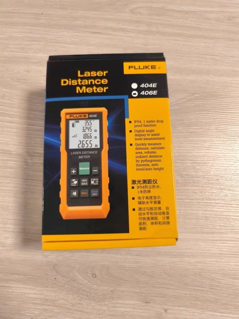 New Fluke 406E 60M Laser Distance Meter Digital Tool