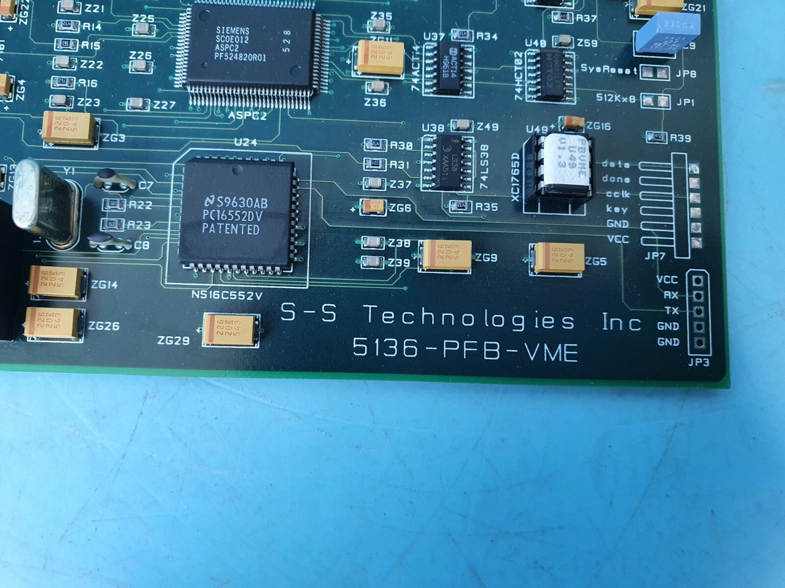 SST S-S Technologies 5136-PFB-VME Interface Board