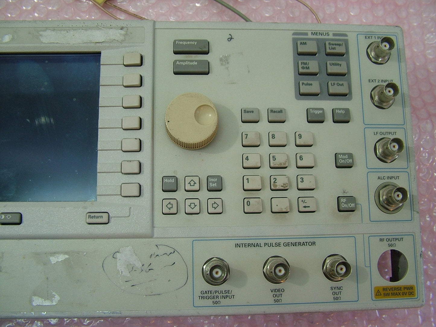 Agilent E8251A PSG Front Panel LCD Keyboard