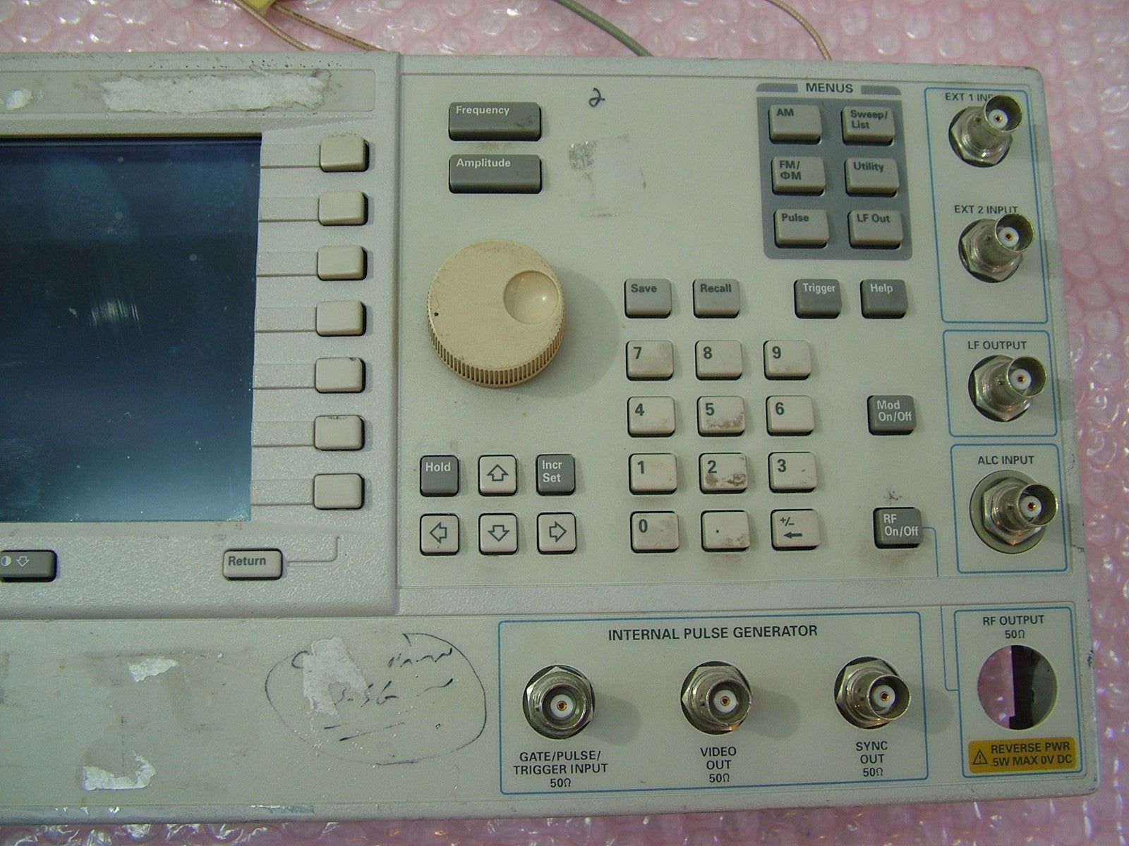 Agilent E8251A PSG Front Panel LCD Keyboard