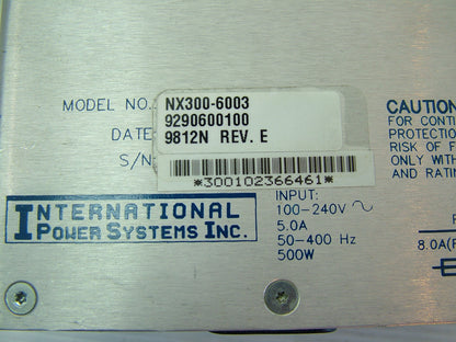 Agilent Infinium Oscilloscope Power Supply NX300-6003