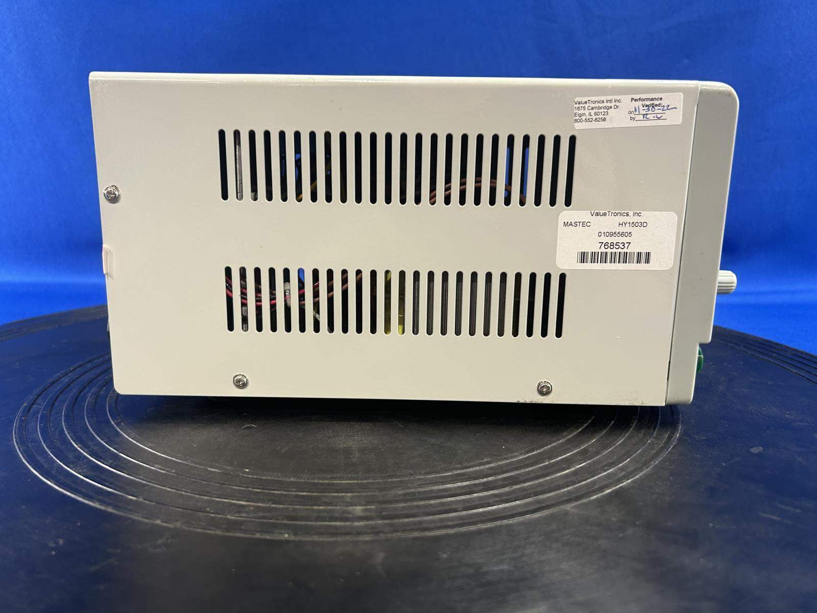 New Mastech HY1503D DC Power Supply
