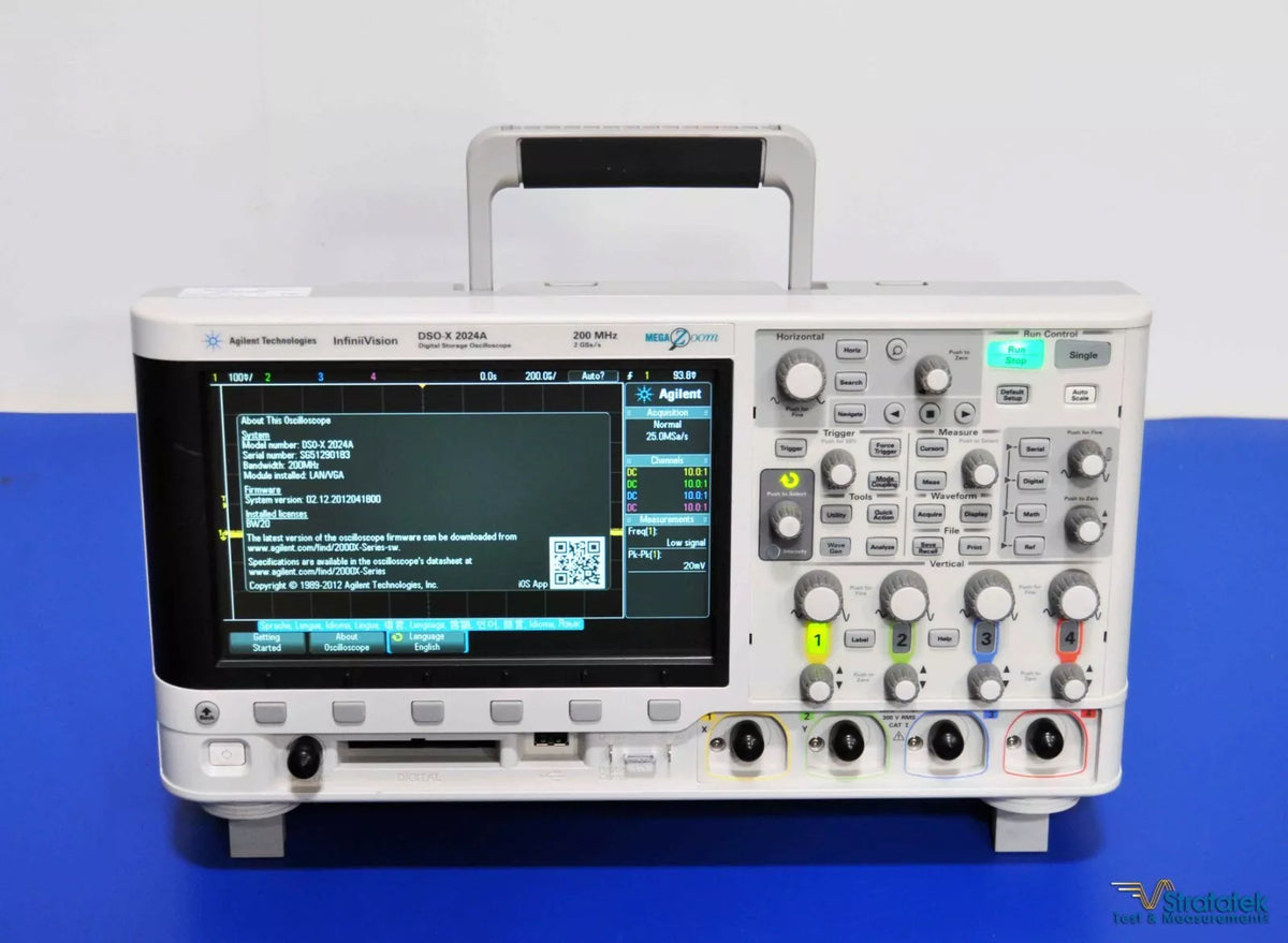 Agilent DSO-X 2024A 200MHz 4-Ch Oscilloscope