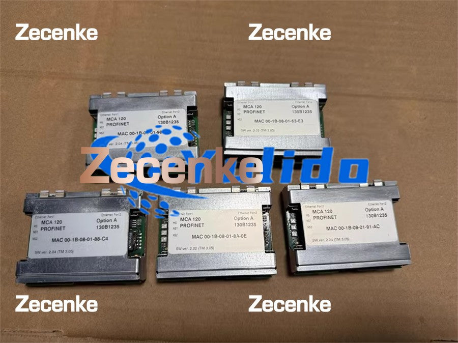 Used Danfoss MCA120 130B1235 Profinet Ethernet Module