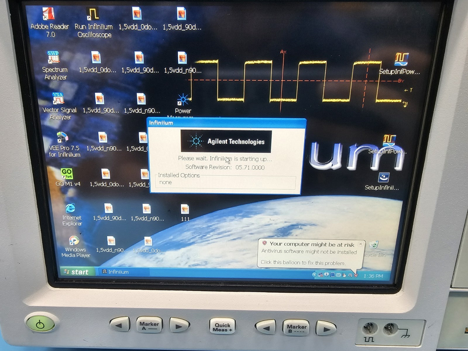 Agilent MSO8064A Infiniium 600MHz Oscilloscope