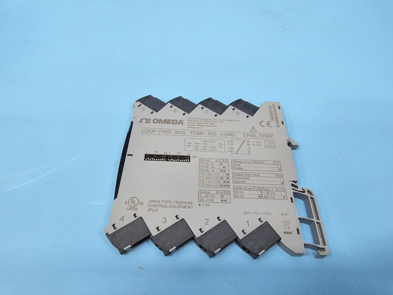 Omega DRSL-TEMP Temperature Signal Conditioner