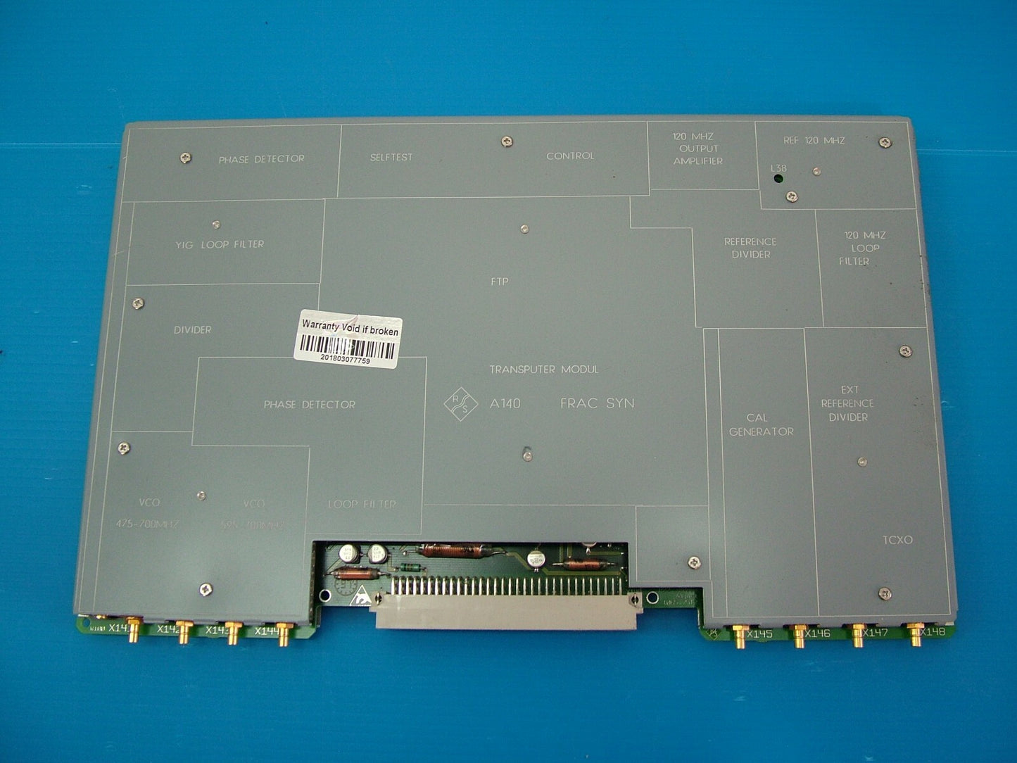 Rohde A140 FRAC SYN Board Transputer Module