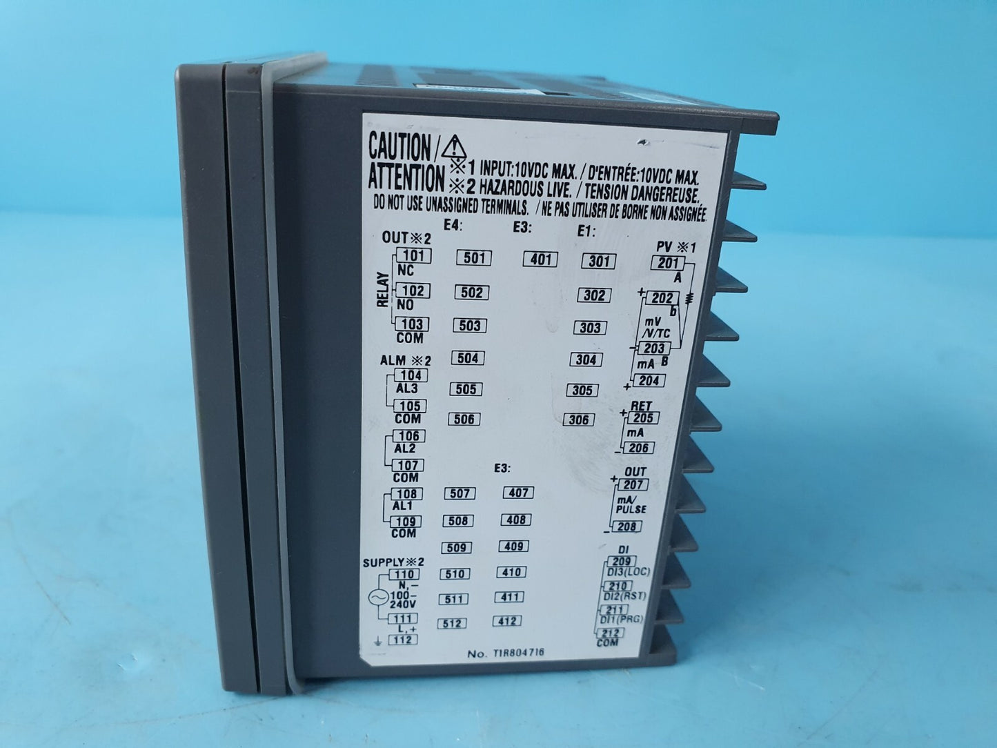 Yokogawa UP35A-000-11-00 Style S10 R1 Controller