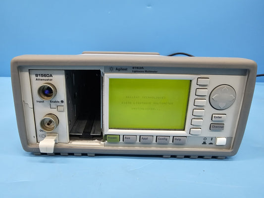 Agilent 8163A Lightwave Multimeter with Optical Attenuator