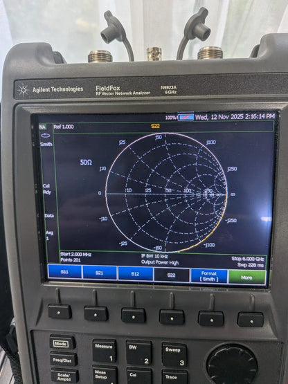 Keysight Agilent N9923A 6GHz Vector Network Analyzer