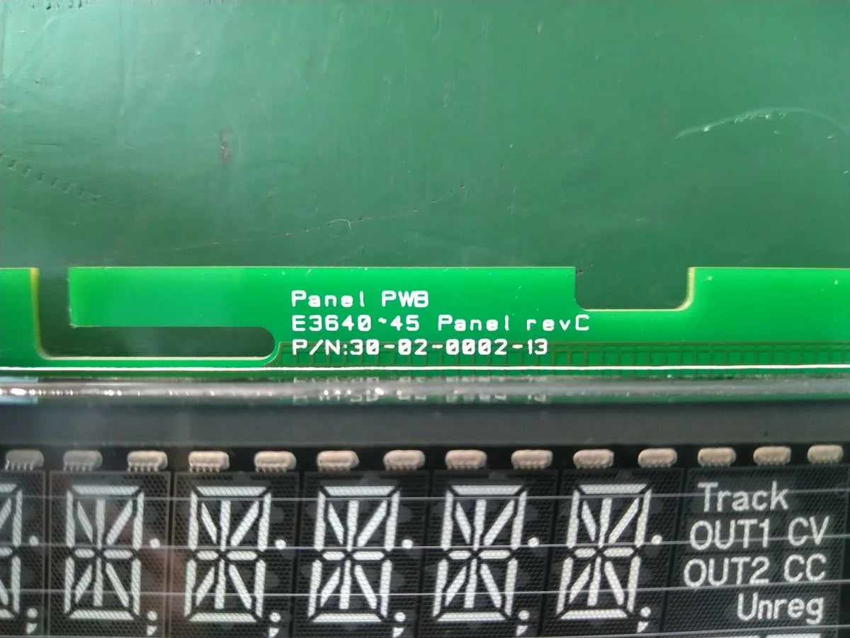 Agilent Keysight E3640A Front Panel Display PCB