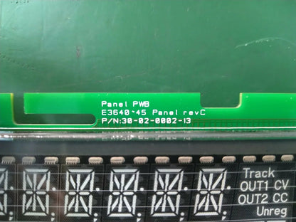 Agilent Keysight E3640A Front Panel Display PCB