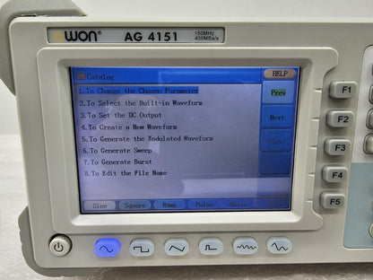 Owon AG4151 150MHz 400MSa/s Waveform Generator
