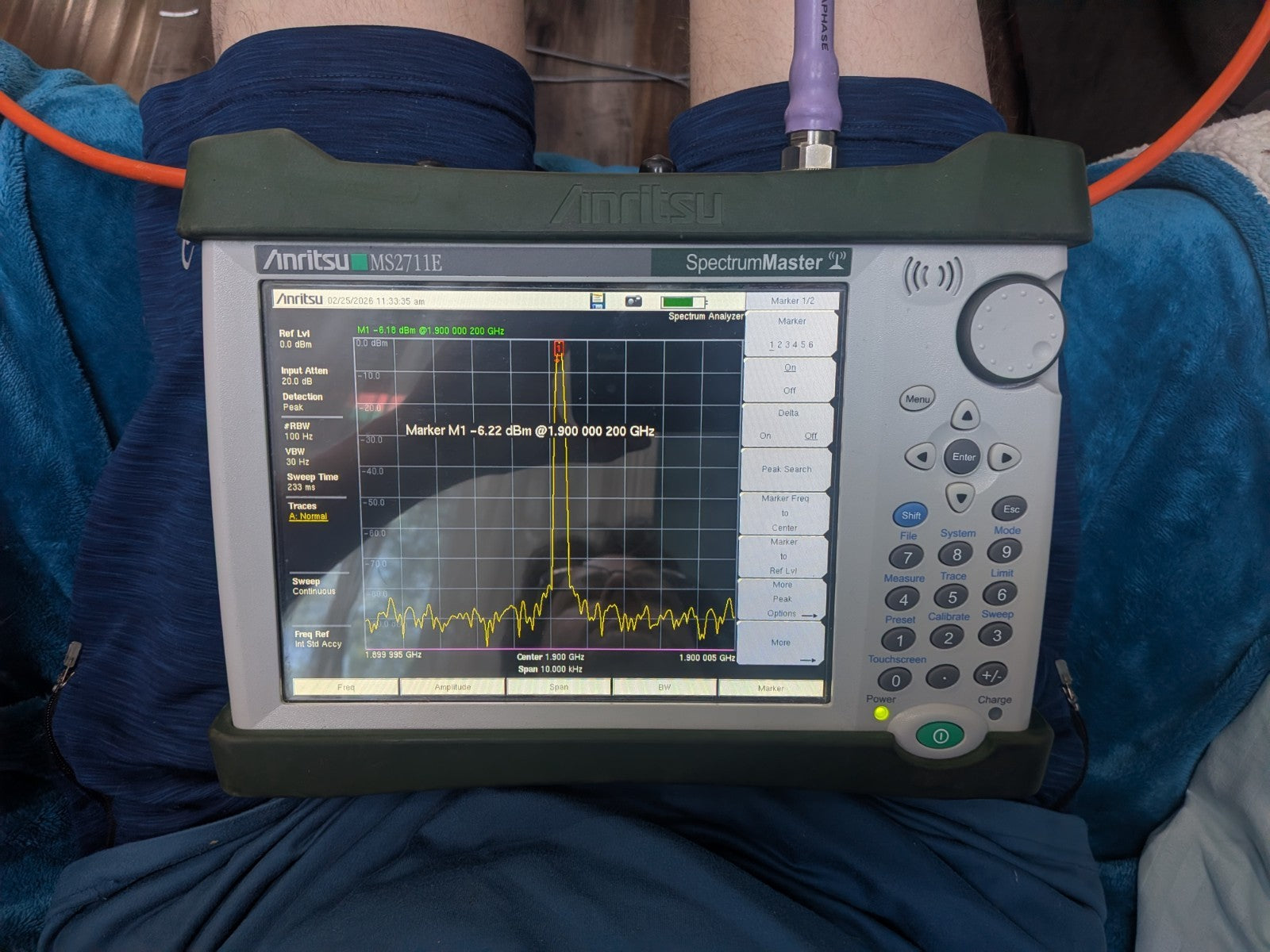 Anritsu MS2711E Handheld Spectrum Master 3 GHz
